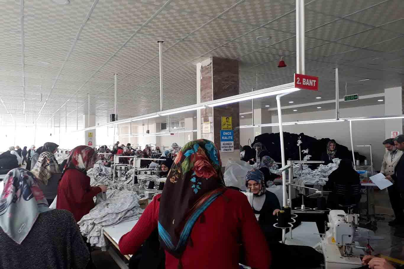 Tekstil çalışanı kadınlardan Kudüs için anlamlı destek